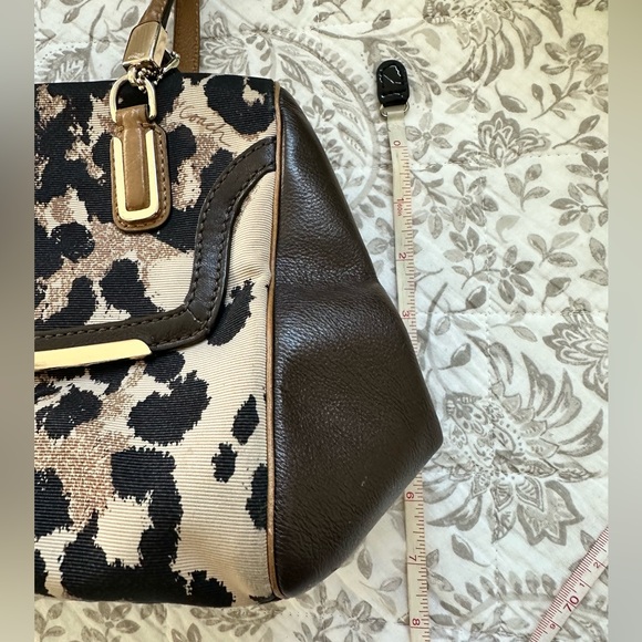 COACH Madison Madeline east west satchel in Ocelot Excellent used condition EUC - Picture 14 of 17